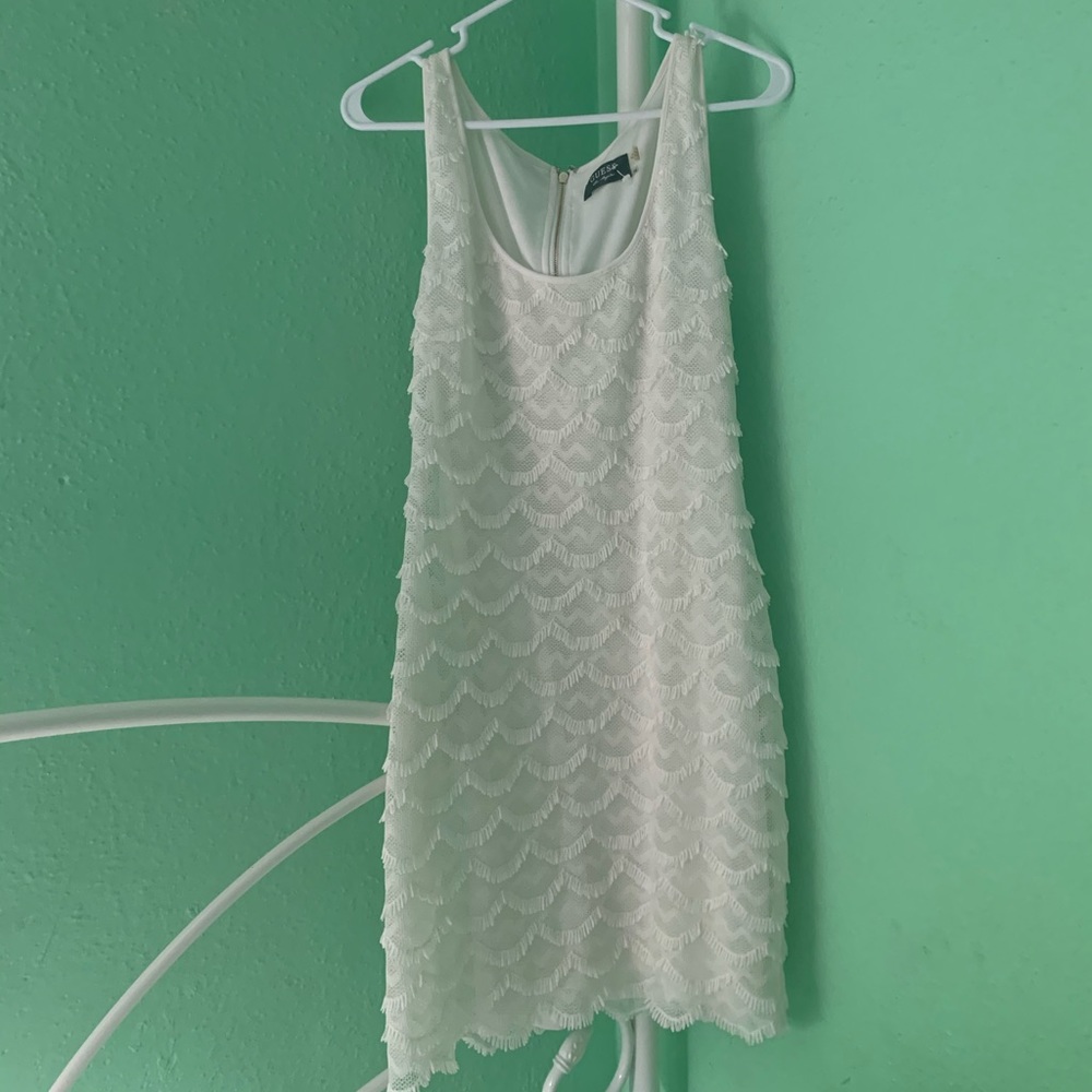 Guess white dress size 10